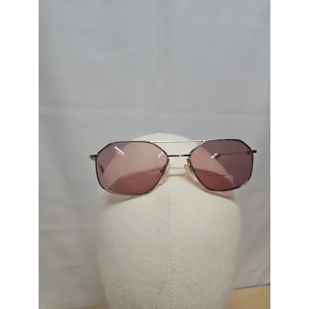 Viennaline Gold Vintage Prescription Casual‎ Glasses Frame 1980s Made in Austria